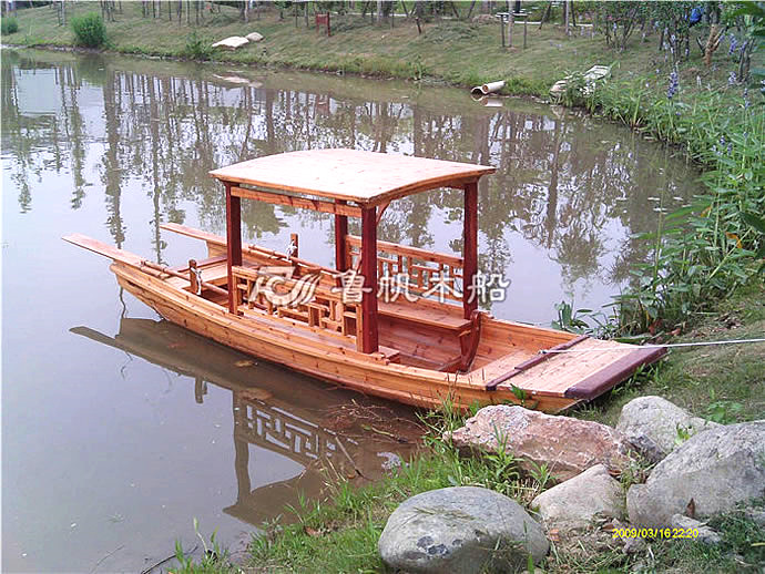 木顶单蓬船